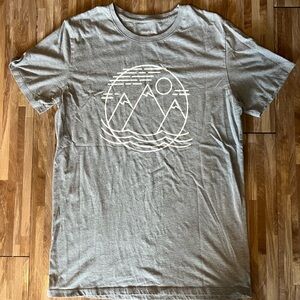 Goodfellow & Co Mountain Graphic Tee - Gray